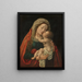 Die Jungfrau mit Kind - Atelier von Bernard van Orley — gerahmtes Bild an der Wand