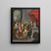 L'idolâtrie de Salomon - Atelier de Frans Francken le Jeune — gerahmtes Bild an der Wand