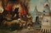 Die Versuchung des heiligen Antonius - Atelier de Herri met de Bles — Ansicht des Kunstwerks