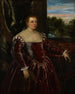 Portrait der Dogaressa Morosina Morosini - Atelier von Jacopo Tintoretto — Ansicht des Kunstwerks