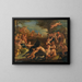 Bacchanale avec le Silène ivre - Atelier de Luca Giordano — gerahmtes Bild an der Wand