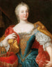 Portrait der Kaiserin Maria Theresia, Königin von Ungarn und Böhmen, mit der ungarischen Krone - Atelier von Martin van Meytens — Ansicht des Kunstwerks