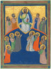 Der Christus in Majestät mit den zwölf Aposteln - Atelier von Pacino di Bonaguida — Ansicht des Kunstwerks