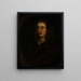 Portrait in Brustansicht eines jungen Mannes - Atelier von Sir Peter Lely — gerahmtes Bild an der Wand