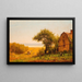 Ein Haus am Meer - Worthington Whittredge — gerahmtes Bild an der Wand