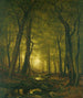 Abend im Wald - Worthington Whittredge — Ansicht des Kunstwerks