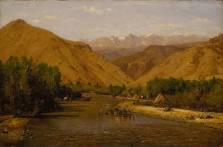 Worthington Whittredge - Indian Encampment.webp