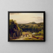 Landschaftsgemälde in den Harzbergen - Worthington Whittredge — gerahmtes Bild an der Wand