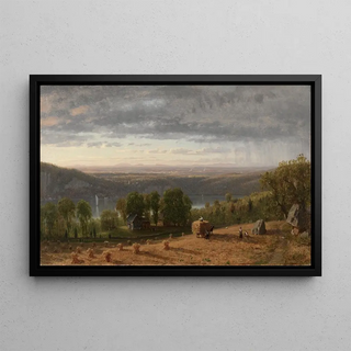 Worthington Whittredge - Landscape with Haywain.webp