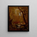 Fischfang auf Forellen - Worthington Whittredge — gerahmtes Bild an der Wand