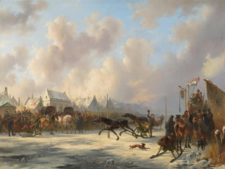 Wouterus Verschuur - Een harddraverij te Zaandam.webp