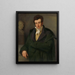 Portrait von Paulus Joseph Gabril - Woutherus Mol — gerahmtes Bild an der Wand