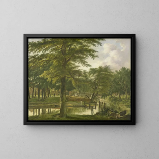 Wybrand Hendriks - View of the Nieuwe Gracht near the Bolwerk Haarlem.webp