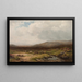 Eine Heidelandschaft in Dorset - Wycliffe Egginton — gerahmtes Bild an der Wand