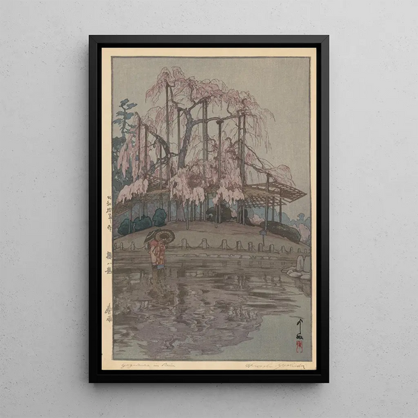 Yoshida Hiroshi - Eight Scenes of Cherry Blossoms Spring Rain Sakura hachidai Harusame.webp