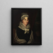 Portrait einer Frau - Zedekiah Belknap — gerahmtes Bild an der Wand