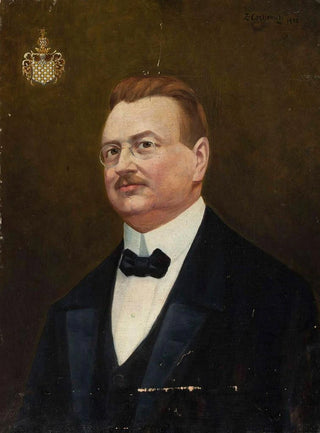 Zenobiusz Leopold Cerkiewicz - Portrait of Jan Nepomucen Chekowski coat of arms Wczele.webp