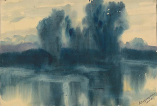 Zolo Palugyay - Blue Mood over a Lake.webp