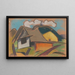 Cottages dans les montagnes - Zolo Palugyay — gerahmtes Bild an der Wand