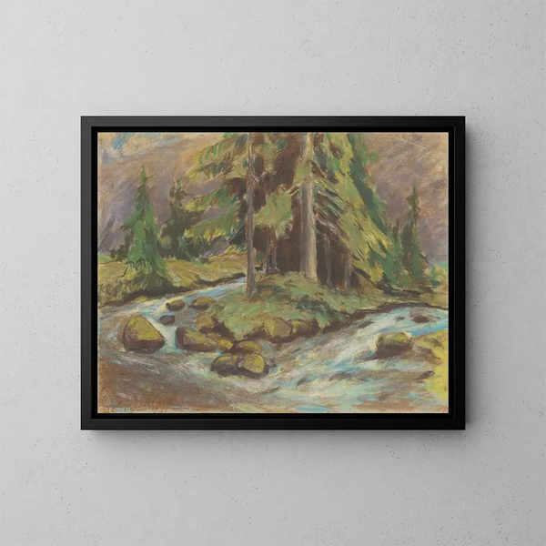 Ruisseau Demnovski - Zolo Palugyay — gerahmtes Bild an der Wand