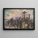 Golgatha - Zolo Palugyay — gerahmtes Bild an der Wand