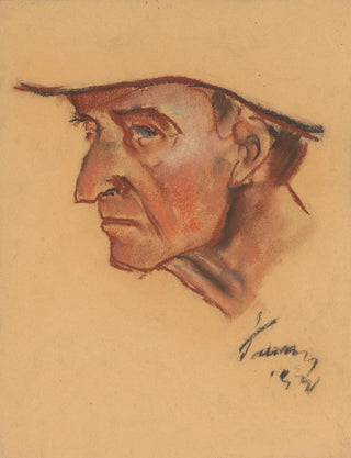 Zolo Palugyay - Head Study of a Man.webp