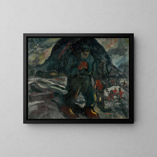 Mineur - Zolo Palugyay — gerahmtes Bild an der Wand