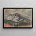 Motiv der Hohen Tatra - Zolo Palugyay — gerahmtes Bild an der Wand