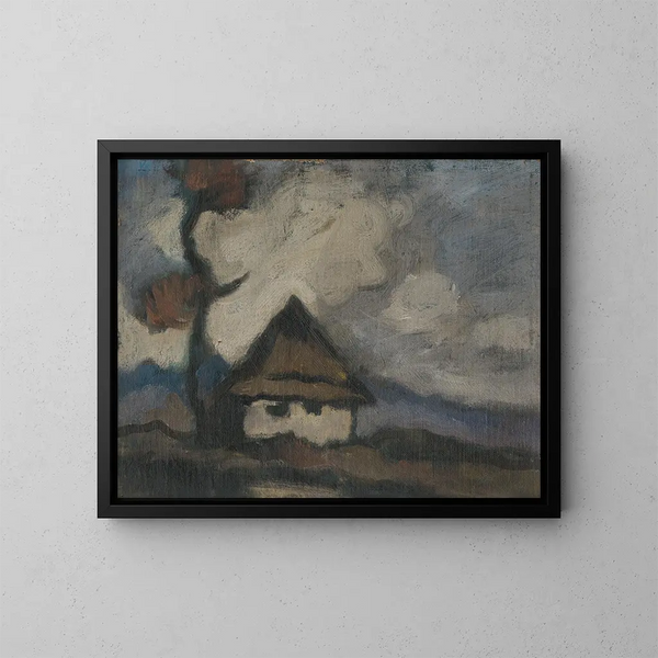 Einsamkeit - Zolo Palugyay — gerahmtes Bild an der Wand