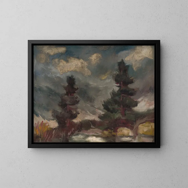 Landschaft der Tatras - Zolo Palugyay — gerahmtes Bild an der Wand