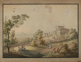 Zygmunt Vogel - View of the manorial estate in Niegoszowice.webp