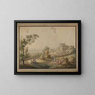 Zygmunt Vogel - View of the manorial estate in Niegoszowice.webp