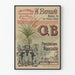Vintage-Werbeplakat für Porzellan G. Boutigny