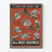 Vintage-Wanddekoration Poster mit Kriegwaffen