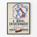 Künstlerischer Poster A Moral Entertainment für Vintage-Wanddekoration
