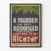 Vintage-Theaterposter „A Murder Has Been Arranged“ Wanddekoration