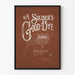 Retro-Poster A Soldier's Good Bye Song - Vintage-Wanddekoration