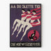 Vintage-Poster Chat Noir Silvester-Revue 1930 Wanddekoration Art Déco