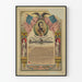Historisches Poster Abraham Lincoln und die Emanzipationsproklamation