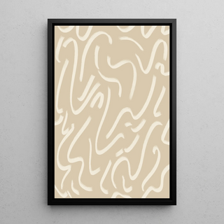 Bohemian Painting - Beige Reverie | Art print Wall Decoration Painting poster copy