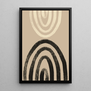 Bohemian painting - Bohemian Echoes | Art print Painting Wall decoration poster copy