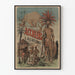 Vintage-Poster Accréens & Accréennes – Ethnografische Wanddekoration