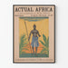 Vintage Wanddekoration Poster Actual Africa von Frank Vincent