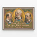 Vintage-Poster Adam Forepaugh & Sells Brothers Größte Shows — gerahmtes Bild an der Wand