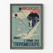 Vintage-Militärposter für den Einsatz in der Nachrichtenübermittlung