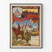 Vintage-Poster Bahnstrecke Nord Pierrefonds Compiègne Coucy