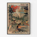 Vintage-Poster "Cannes, Grand Hôtel des Pins", in einem schmalen Rahmen an einer hellen Wand.