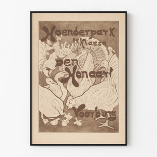 affiche-voor-het-hoenderpark-1e-klasse-den-honaart-voorburg