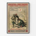 Vintage-Poster Rote Kreuz - Kümmern Sie sich um unsere Verletzten mit Briefmarken der Generäle