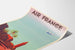 Vintage-Poster Air France - Reise nach Nordafrika mit dem Flugzeug